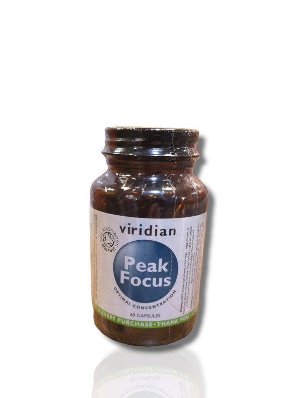 Viridian Peak Focus 60cap - HealthyLiving.ie