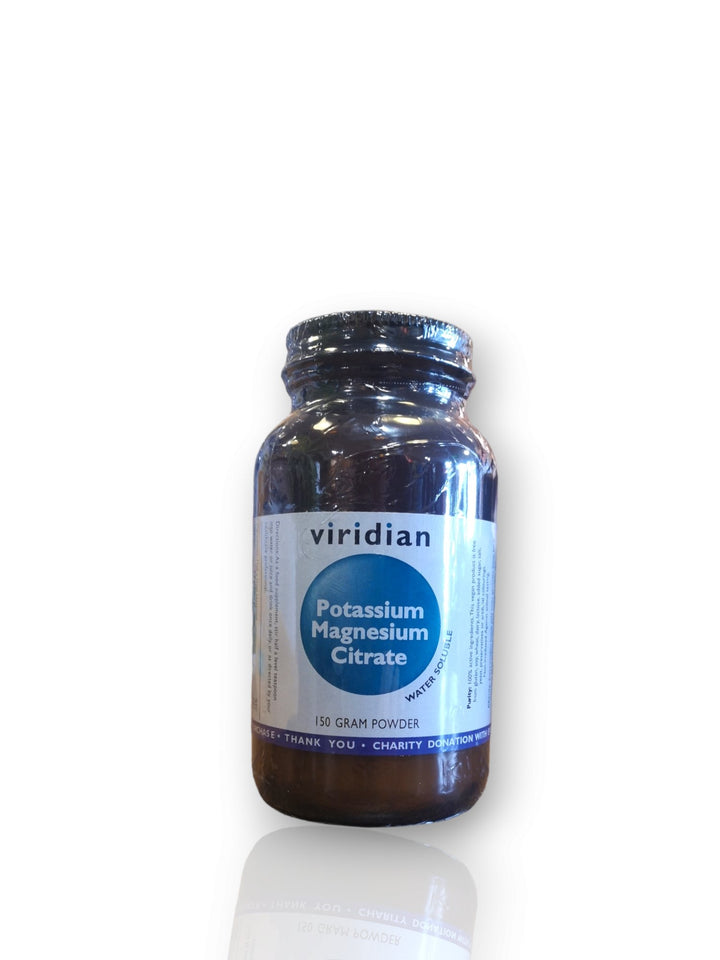 Viridian Potassium Magnesium Citrate 150g - Healthy Living