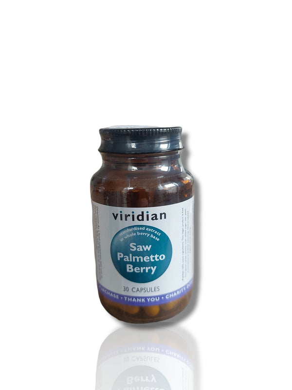 Viridian Saw Palmetto Berry 30caps - HealthyLiving.ie