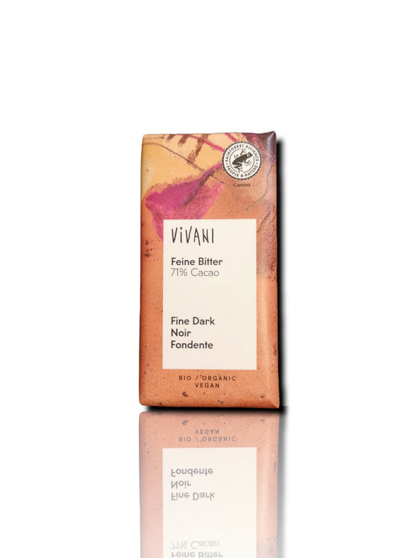 Vivani Feine Bitter 71% Cacao Bar 12.5g - HealthyLiving.ie