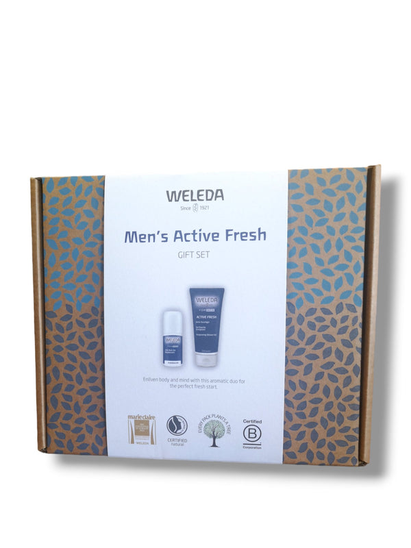 Weleda Men's Active Fresh Gift Set - Healthy Living