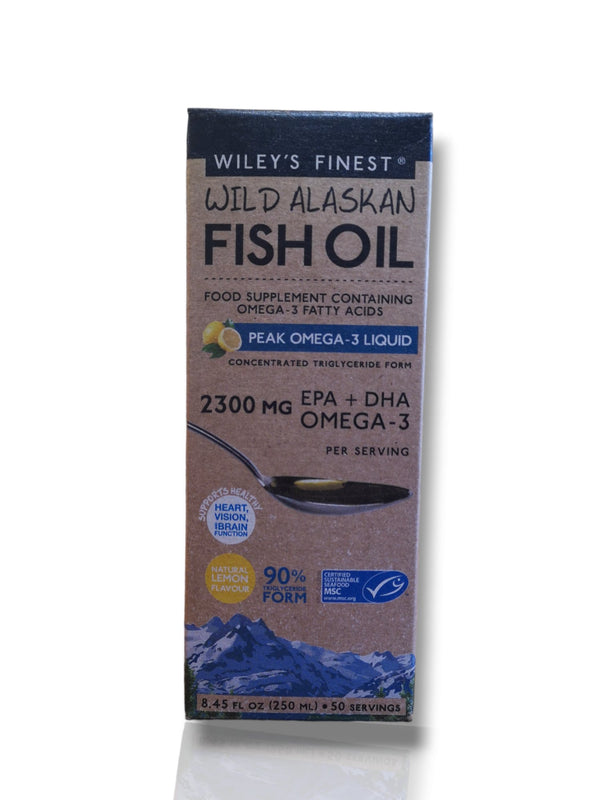 Wiley's Finest Wild Alaskan Fish oil 250ml - Healthy Living