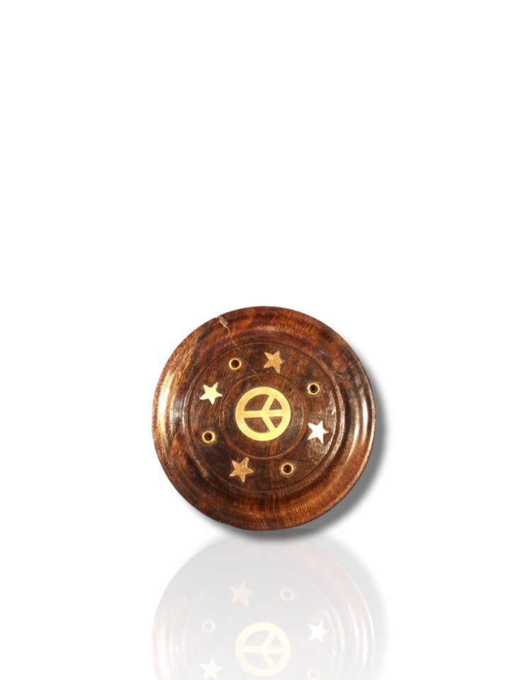 Wooden Incense Holder Circle - Healthy Living
