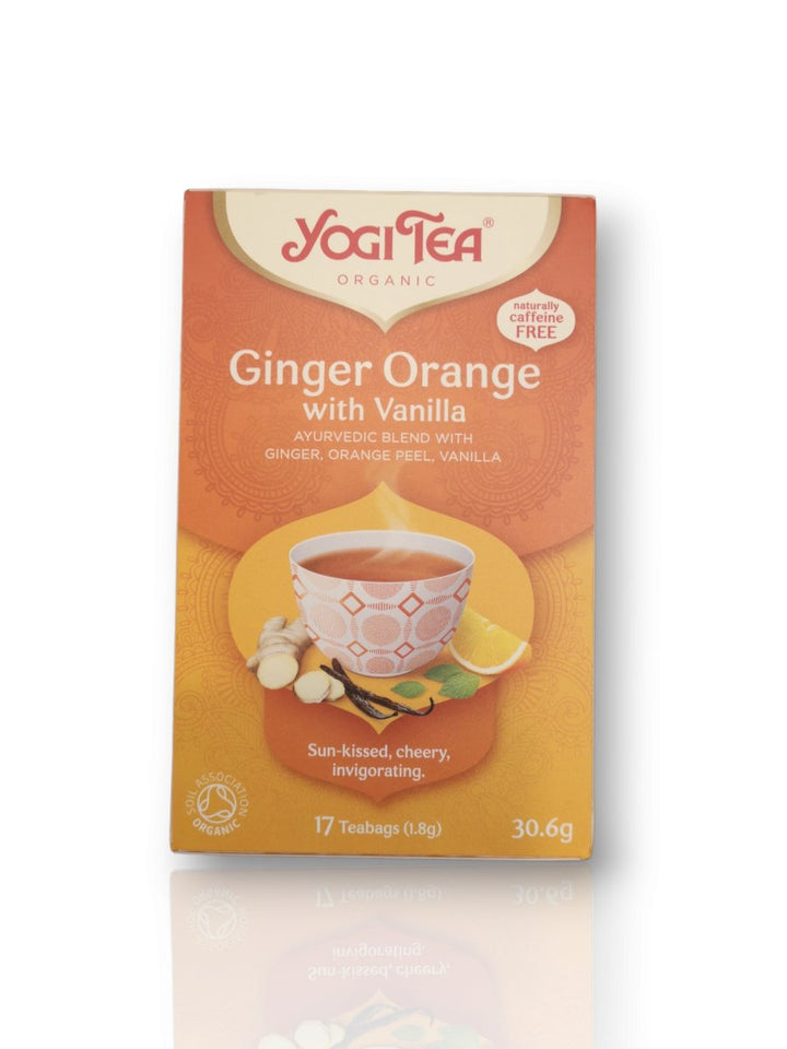 Yogi Ginger Orange with Vanilla 17 Teabags - Healthy Living