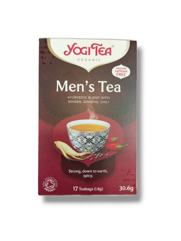 Yogi Tea Organic Men's Tea 17 Teabags - Healthy Living